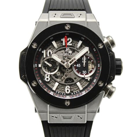 hublot 411 1170|Hublot titanium chronograph.